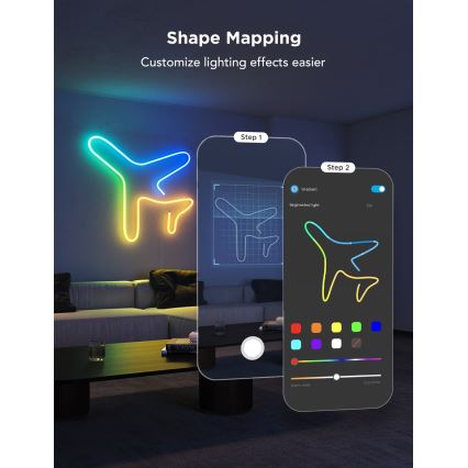 Govee - Neon 2 MATTER bendable LED strip 5m RGBIC Wi-Fi IP67