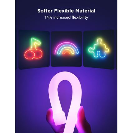 Govee - Neon 2 MATTER bendable LED strip 5m RGBIC Wi-Fi IP67