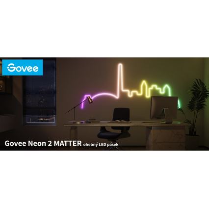 Govee - Neon 2 MATTER bendable LED strip 5m RGBIC Wi-Fi IP67