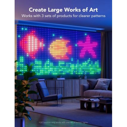 Govee - RGBIC Curtain Light 520 LED 1,5x2m Wi-Fi IP65