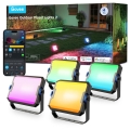 Govee - Set of 4 RGBICWW Dimmable LED Floodlights/24W/230V IP66 Matter Wi-Fi