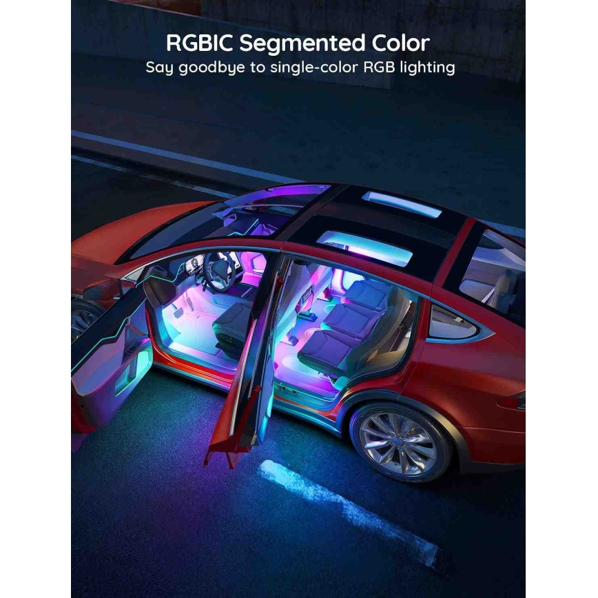 Govee - Smart LED car strips - RGBIC