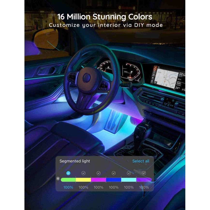 Govee - Smart LED car strips - RGBIC
