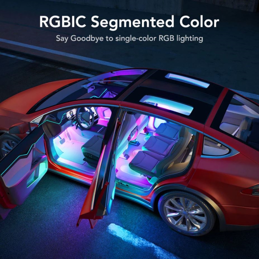 Govee - Smart LED car strips - RGBIC