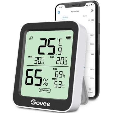 Govee - Thermometer and Hygrometer with Display 2xAAA