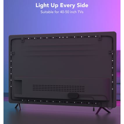 Govee - TV 40-50 Smart RGBIC LED Backlight with Wi-Fi