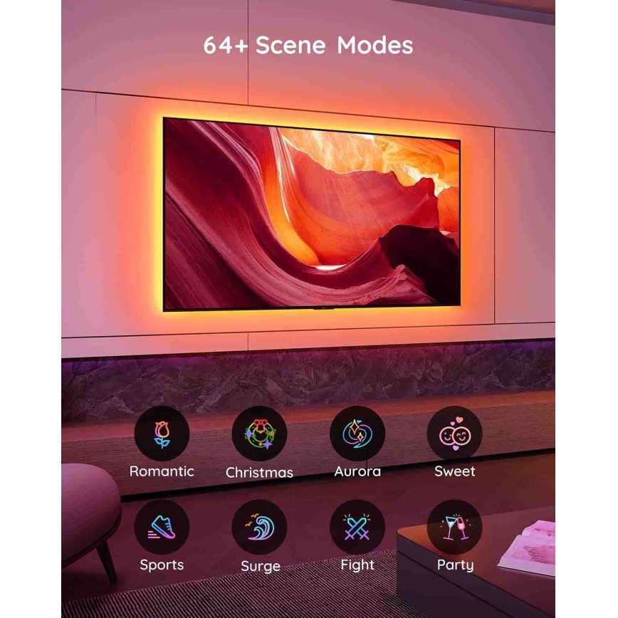 Govee - TV 46-60" SMART LED backlight RGB + remote control