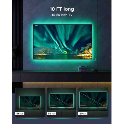 Govee - TV 46-60" SMART LED backlight RGB + remote control