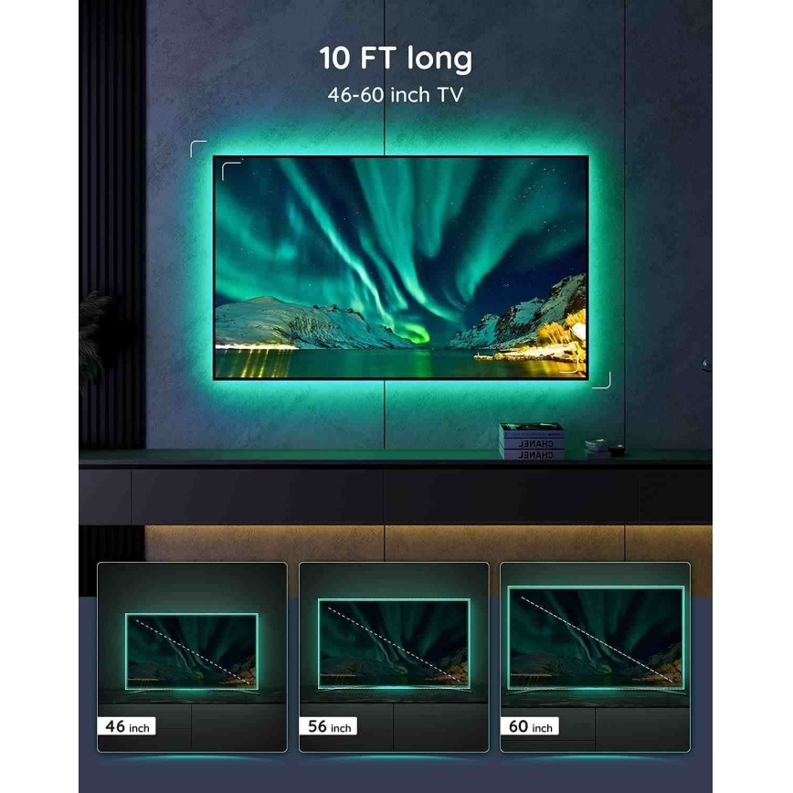 Govee - TV 46-60" SMART LED backlight RGB + remote control