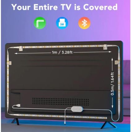 Govee - TV 46-60" SMART LED backlight RGB + remote control