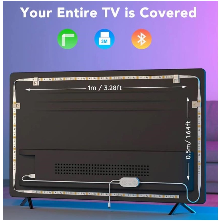 Govee - TV 46-60" SMART LED backlight RGB + remote control