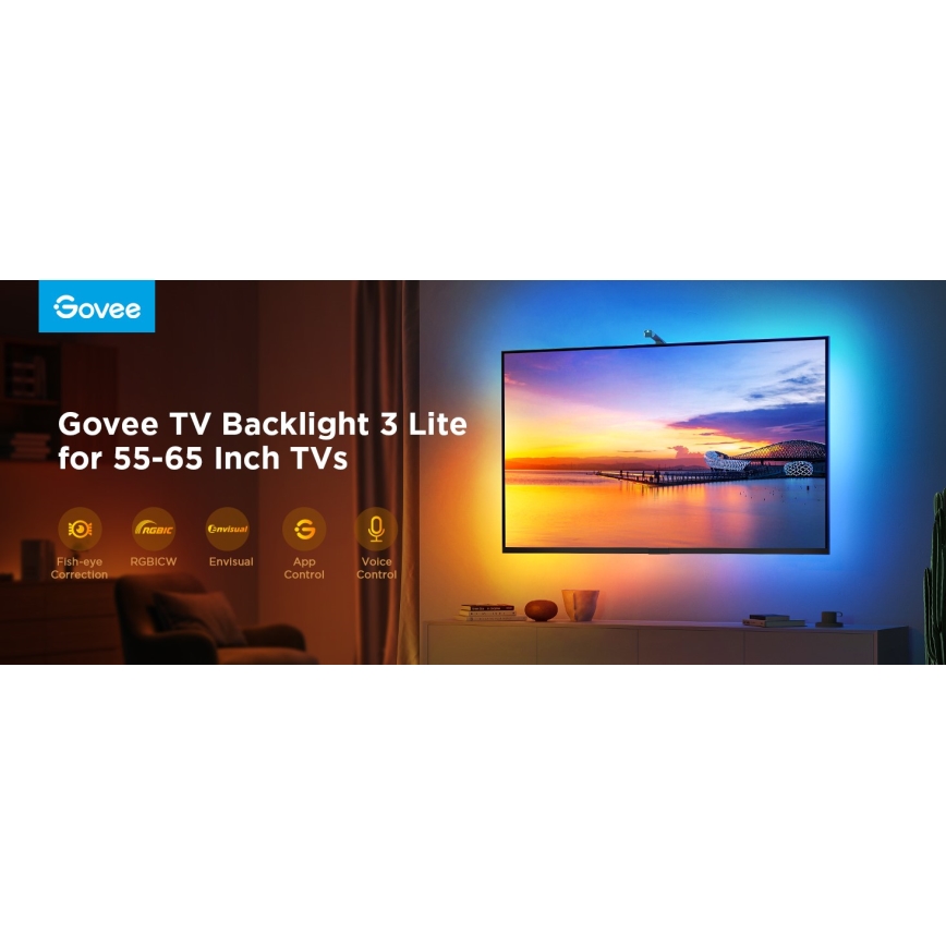 Govee - TV Backlight 3 Lite TV 55-65" SMART LED backlight RGBICW Wi-Fi IP67 + remote control
