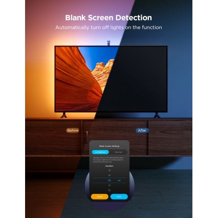 Govee - TV Backlight 3 Lite TV 75-85 SMART LED backlight RGBICW Wi-Fi IP67