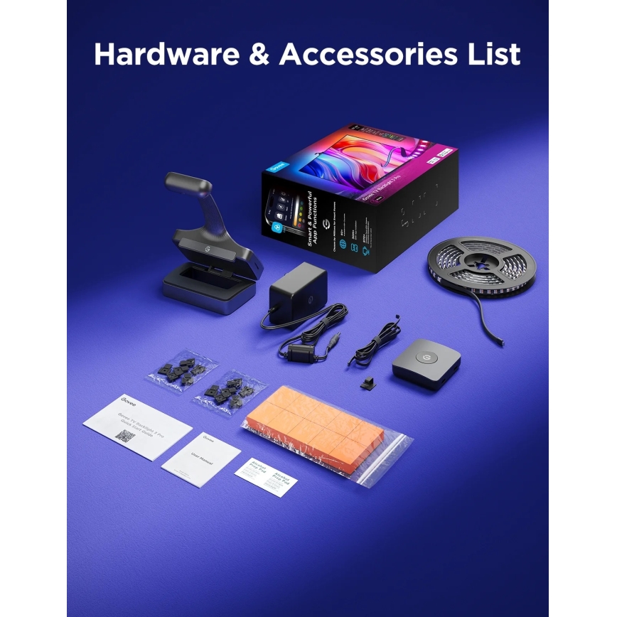 Govee - TV Backlight 3 Pro 55-65 SMART RGBIC LED Backlight with Wi-Fi