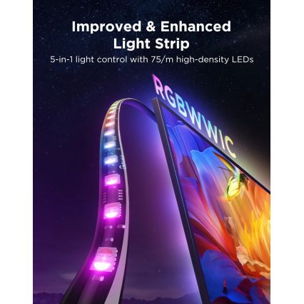 Govee - TV Backlight 3 Pro 75-85 Smart RGBIC LED Backlight with Wi-Fi