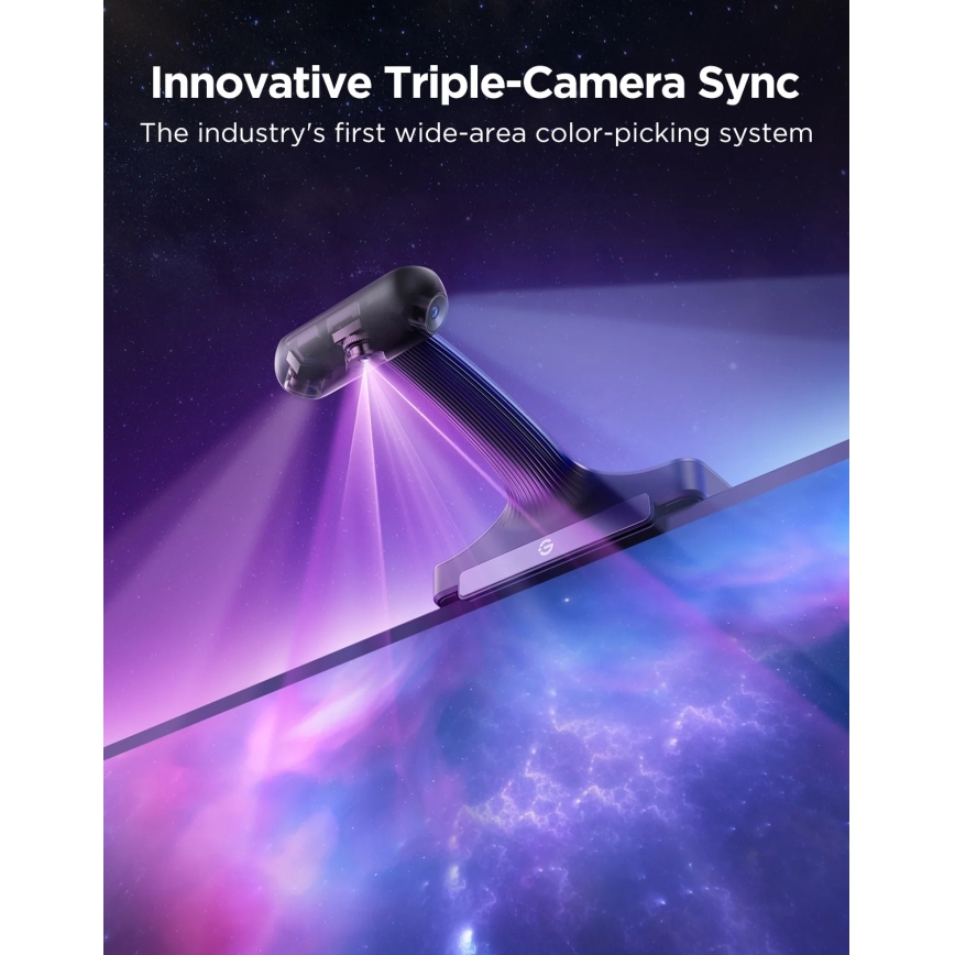 Govee - TV Backlight 3 Pro 75-85 Smart RGBIC LED Backlight with Wi-Fi