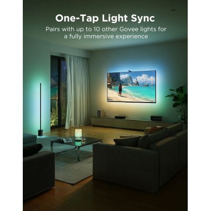 Govee - TV Backlight 3 Pro 75-85 Smart RGBIC LED Backlight with Wi-Fi