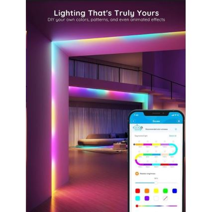 Govee - Wi-Fi RGBIC PRO Smart LED strip 10m