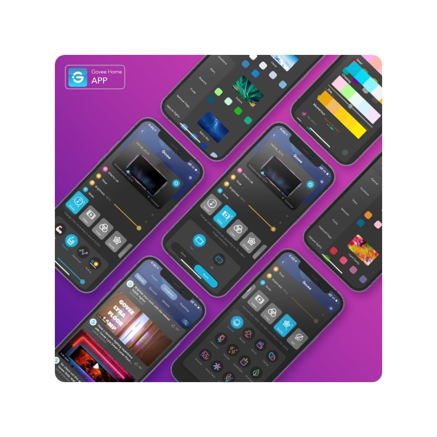 Govee - Wi-Fi RGBIC Smart PRO LED strip 3m - extra durable