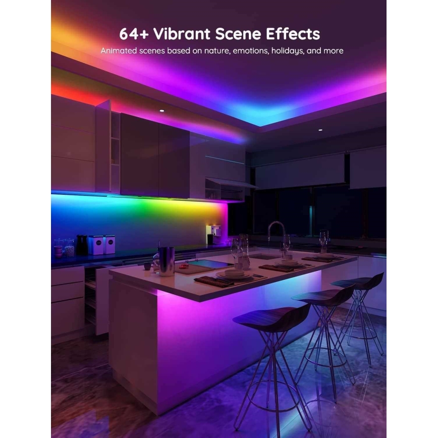 Govee - Wi-Fi RGBIC Smart PRO LED strip 5m - extra durable