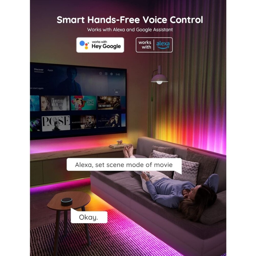 Govee - Wi-Fi RGBIC Smart PRO LED strip 5m