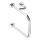 Grab Bar 23.5 x 38 cm, Stainless Steel/Silver