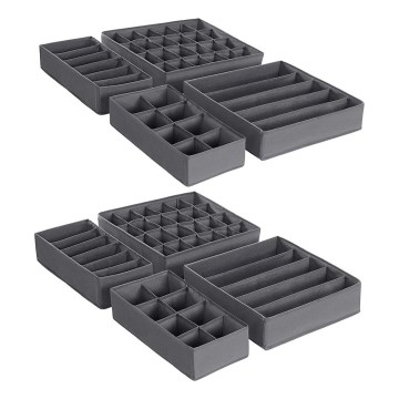 GRANT Drawer Organizer for Clothing, Grey