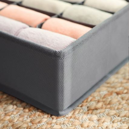 GRANT Drawer Organizer for Clothing, Grey