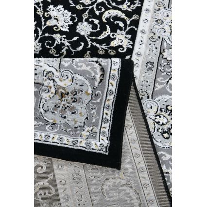 GRECE Oriental Rug 120x170 cm 2150 g/m2 Black/Silver