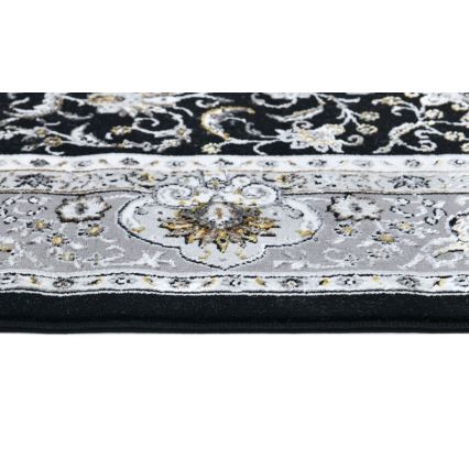 GRECE Oriental Rug 120x170 cm 2150 g/m2 Black/Silver