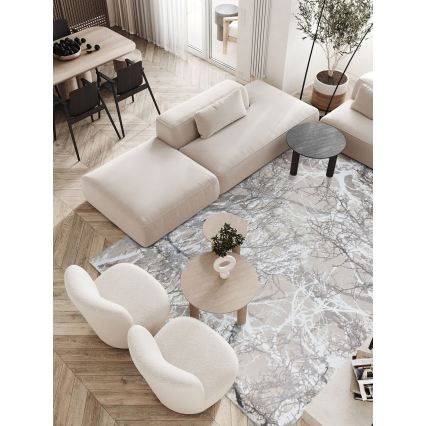 GRECE Rug, 120x170 cm, 2150 g/m2, beige/grey/white