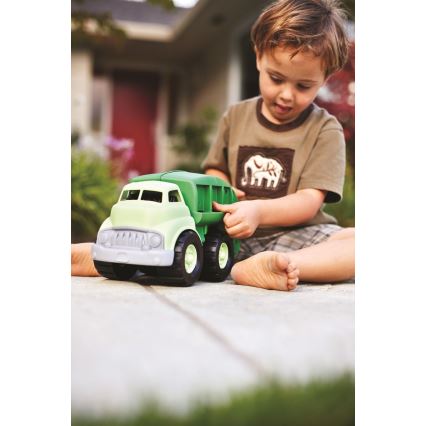 Green Toys - Recycling garbage truck green