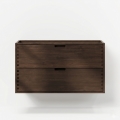 GRIBSKOV 100 cm Bathroom Vanity Unit, Brown/Oak