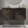 GRIBSKOV 120 cm Bathroom Vanity with Basin, Brown/Oak/Black