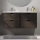 GRIBSKOV 120 cm bathroom vanity with basin, brown/oak/white