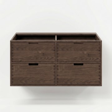 GRIBSKOV 120 cm Under-Sink Bathroom Vanity Unit – Brown/Oak