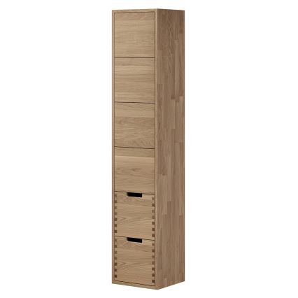 GRIBSKOV 175 cm Bathroom Cabinet, Beige/Oak