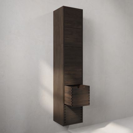 GRIBSKOV 175 cm Bathroom Cabinet – Brown/Oak