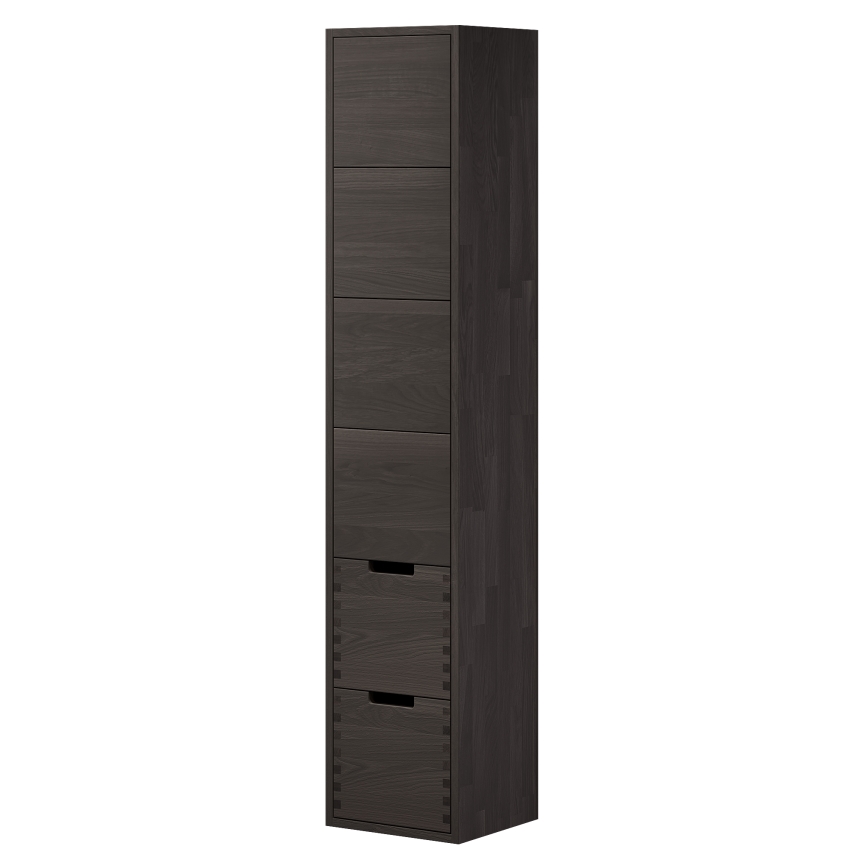 GRIBSKOV 175 cm Bathroom Cabinet – Brown/Oak