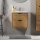 GRIBSKOV 60 cm Bathroom vanity with basin, Beige/Oak/White