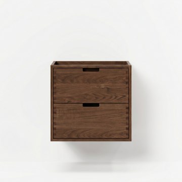 GRIBSKOV 60 cm Under-Sink Bathroom Cabinet, Brown/Oak