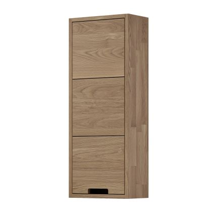 GRIBSKOV 90 cm Wall-Mounted Bathroom Cabinet, Beige/Oak
