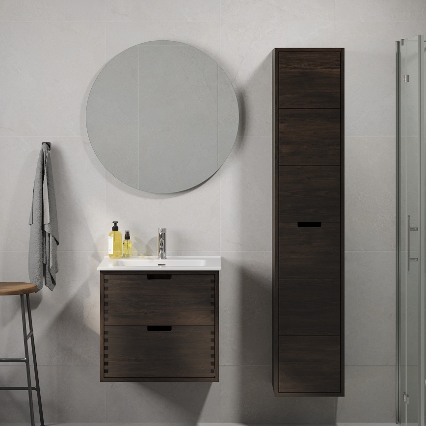 GRIBSKOV Bathroom Cabinet 175 cm Brown/Oak