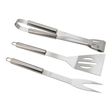 Grilling utensils stainless steel 3 pcs