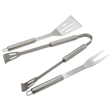 Grilling utensils stainless steel 3 pcs