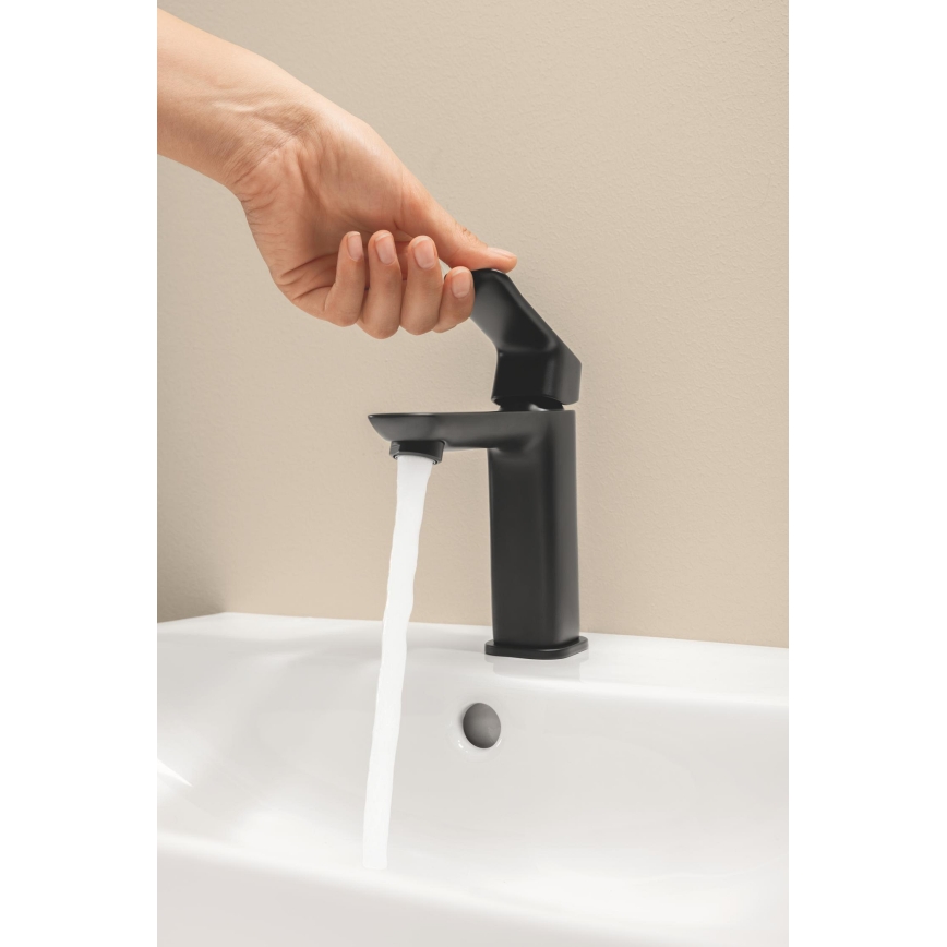 GROHE 1018332430 - DICE M Basin Mixer, Black