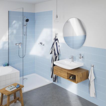 GROHE 1018740000 - DICE Shower Mixer Tap, Polished Chrome