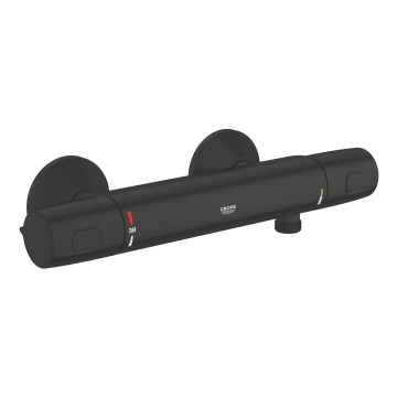 GROHE 1022172432 - PRECISION TREND Thermostatic Shower Mixer, Black