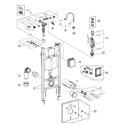 GROHE 103843SH00 - SOLIDO COMPACT 5-in-1 set, 1.13 m, ceramic/white