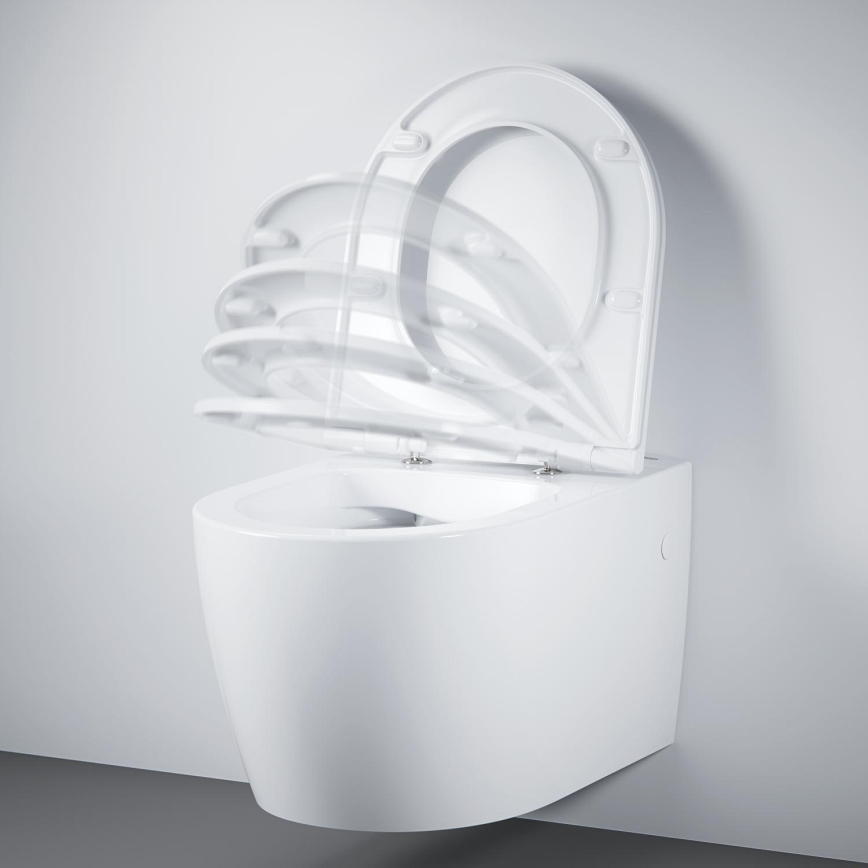 GROHE 103848SH00 - Wall-hung toilet START ROUND CERAMIC 368 × 543 mm durable white